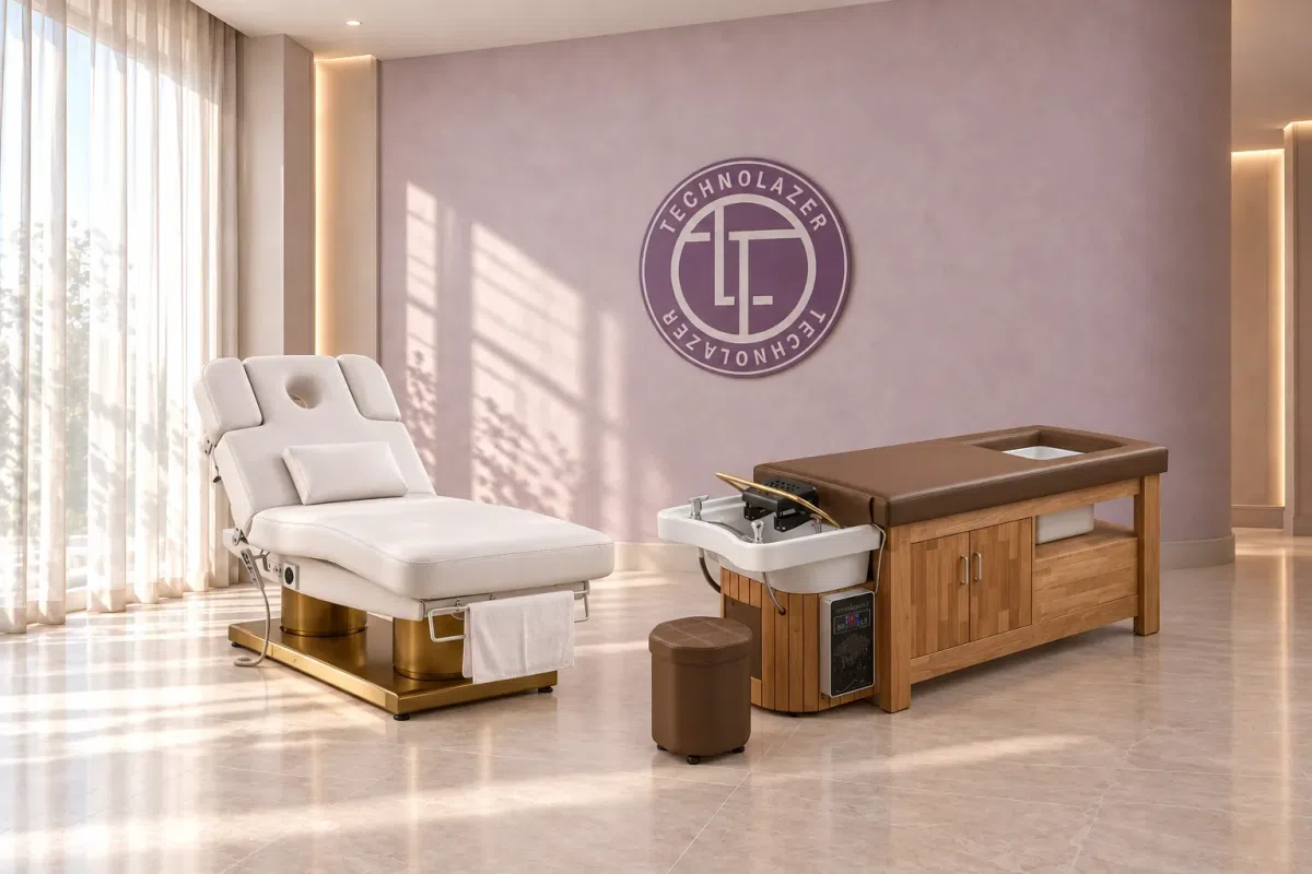 Електричний масажний стіл Royal spa та СПА-кушетка з умивальником